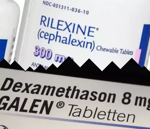Cefalexina contra Dexametasona