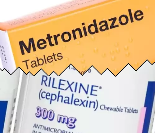 Metronidazol contra Cefalexina